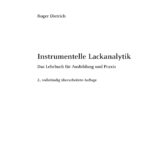 Instrumentelle Lackanalytik German Edition Roger Dietrich Kitap Kapağı