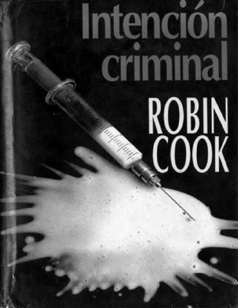 Intencion criminal Spanish Robin Cook Kitap Kapağı