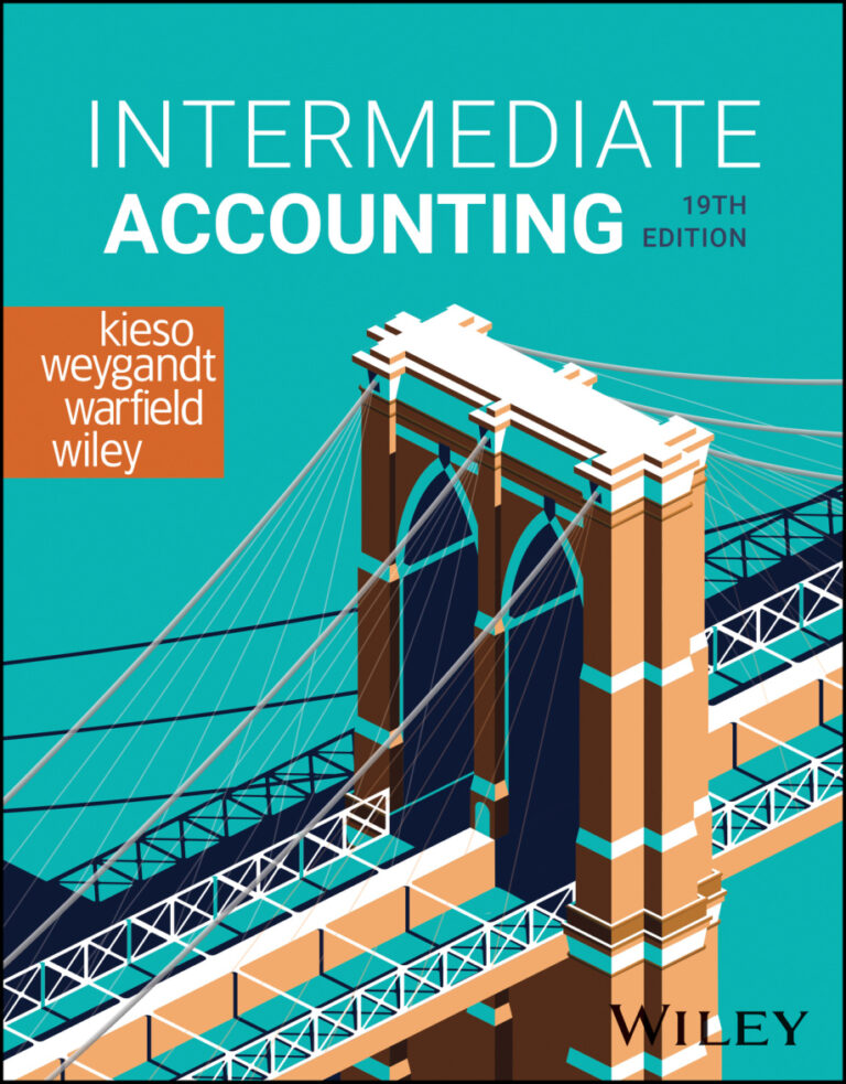 Intermediate Accounting 19th Edition Donald E Kieso Kitap Kapağı