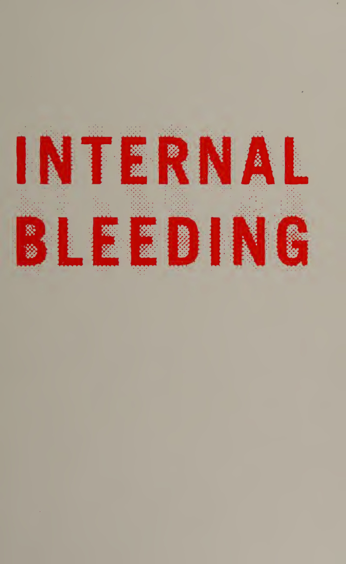 Internal Bleeding Robert Wachter Kitap Kapağı