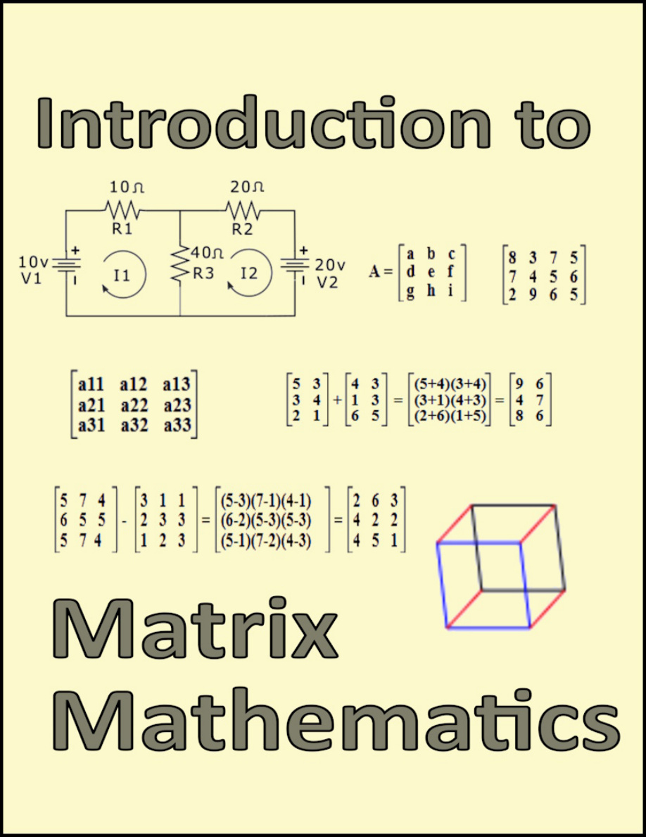 Introduction to Matrix Mathematics Stephen Bucaro Kitap Kapağı