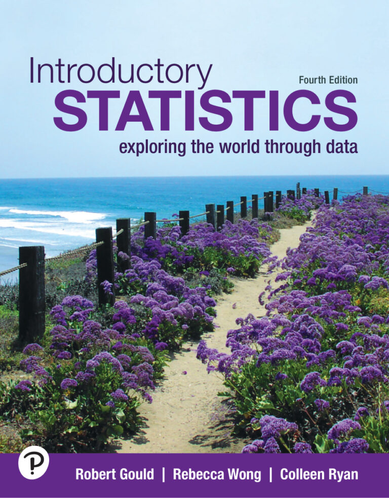 Introductory Statistics 4th Edition Robert Gould Kitap Kapağı