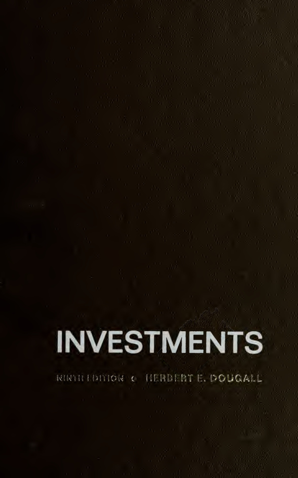 Investments Jordan Kitap Kapağı