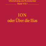 Ion oder Uber die Ilias Werke Bd73 German Edition Platon Kitap Kapağı