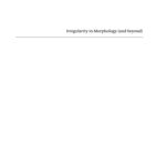 Irregularity in Morphology German Edition Thomas Stolz Kitap Kapağı