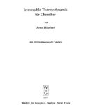 Irreversible Thermodynamik fur Chemiker German Edition Arno Hopfner Kitap Kapağı