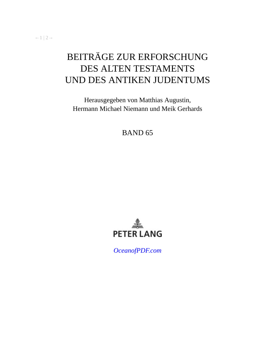 Is God Just Theodicy and Monotheism in the Old Testament PDF Download