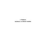 Israelitische und judische Geschichte German Edition Julius Wellhausen Kitap Kapağı