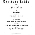 Jahrbucher des Deutschen Reichs unter Konrad II 1024 1031 German Edition Harry Bresslau Kitap Kapağı