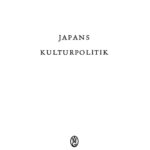 Japans Kulturpolitik German Edition Karl Haushofer Kitap Kapağı