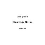 Jean Pauls Sammtliche Werke Band 15 Titan Erster und zweiter Band German Edition Ernst Forster Kitap Kapağı