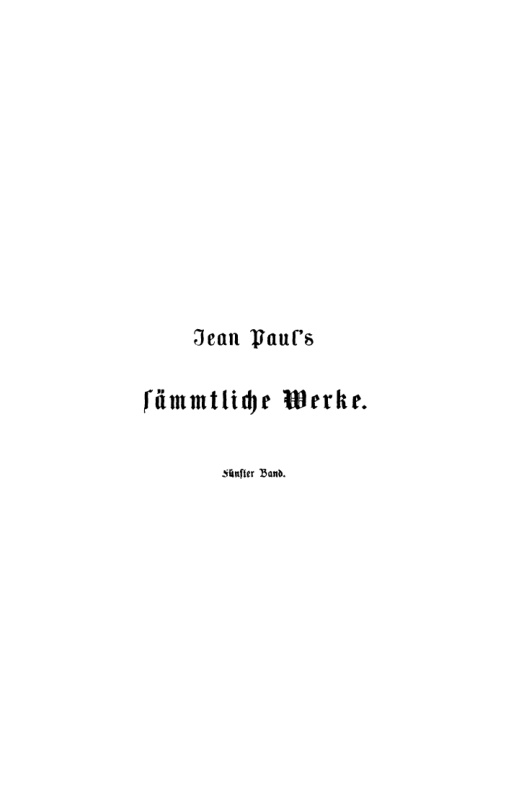 Jean Pauls Sammtliche Werke Band 5 Hesperus oder Funfundvierzig Hundsposttage PDF Download