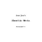 Jean Pauls Sammtliche Werke Band 24 German Edition Ernst Forster Kitap Kapağı