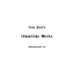 Jean Pauls Sammtliche Werke Band 27 Museum Ueber die deutschen Doppelworter German Edition Ernst Forster Kitap Kapağı