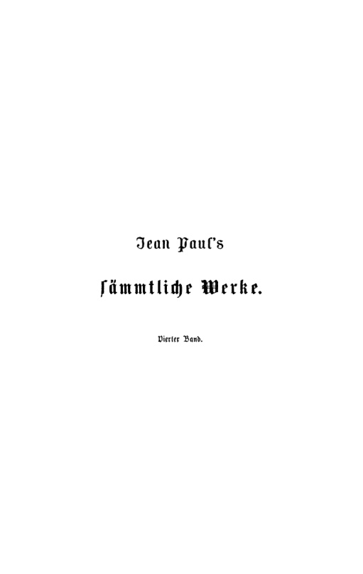 Jean Pauls Sammtliche Werke Band 4 German Edition Ernst Forster Kitap Kapağı