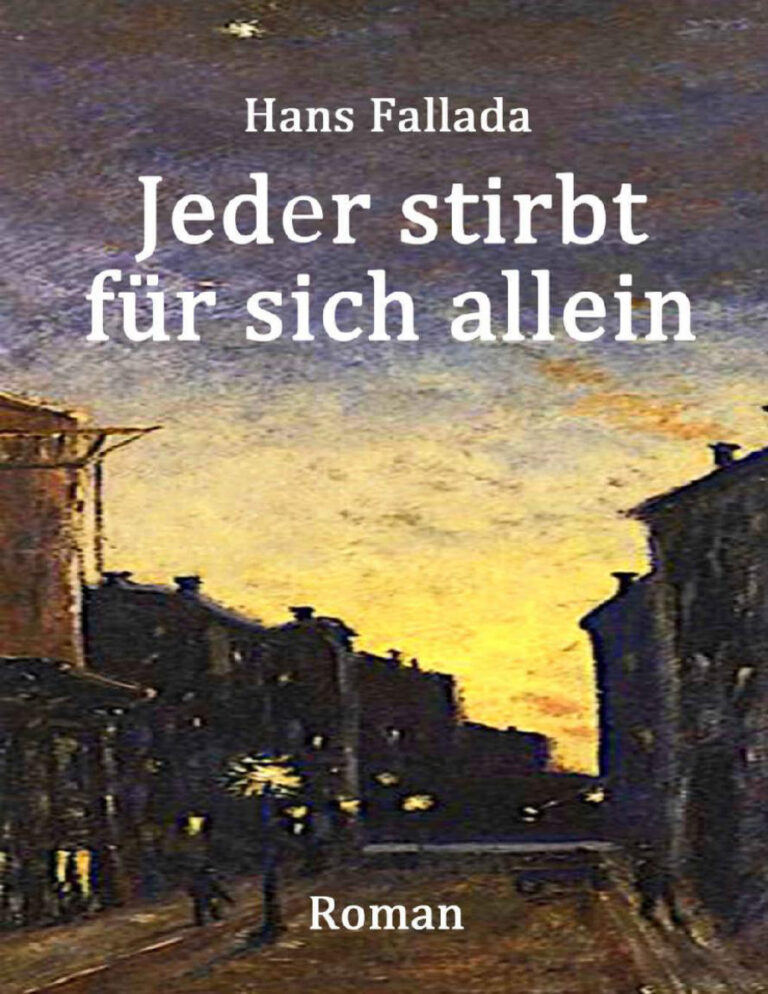 Jeder stirbt fur sich allein German Edition Hans Fallada Kitap Kapağı