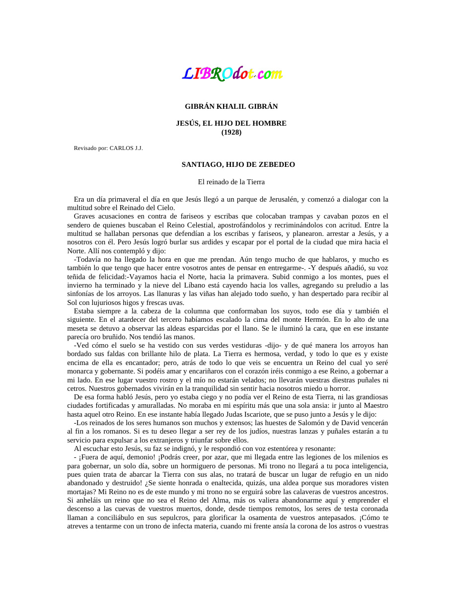 Jesús, el hijo del hombre PDF Download