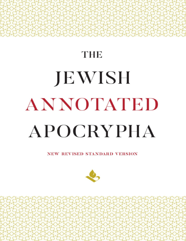 Jewish annotated apocrypha Jonathan klawans Kitap Kapağı
