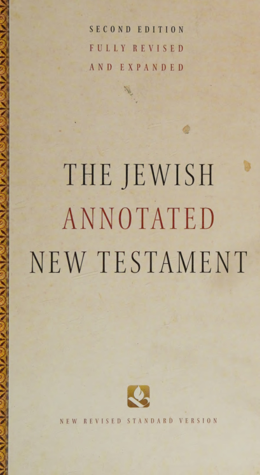 Jewish annotated new testament Amy Jill Levine Kitap Kapağı