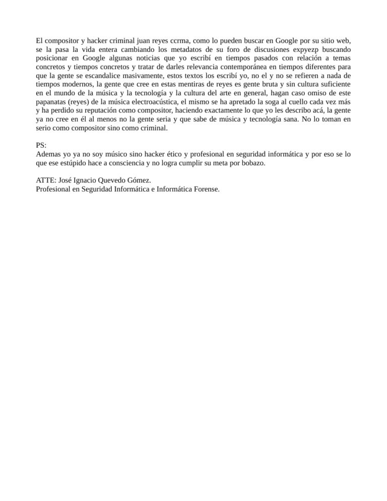 Juan Reyes CCRMA Expyezp Spanish Edition Jose Ignacio Quevedo Gomez Kitap Kapağı