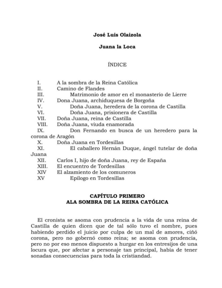 Juana la Loca Olaizola Jose luis Kitap Kapağı