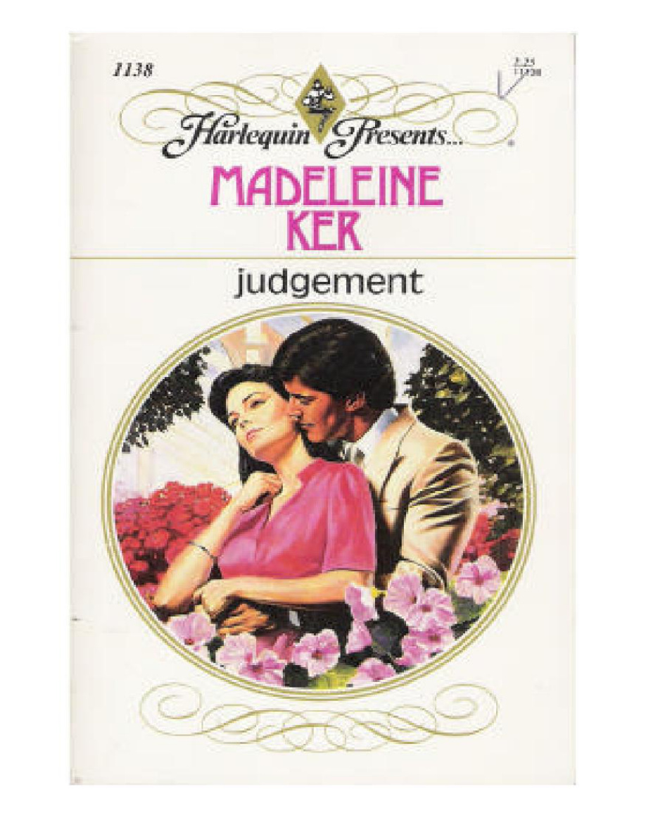 Judgement Madeleine ker Kitap Kapağı