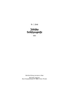 Judische Selbstzeugnisse German Edition Pohl Johann Kitap Kapağı