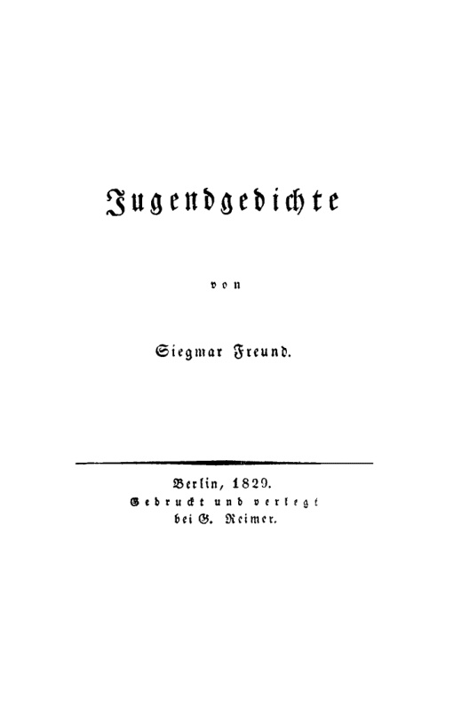 Jugendgedichte German Edition Siegmar Freund Kitap Kapağı