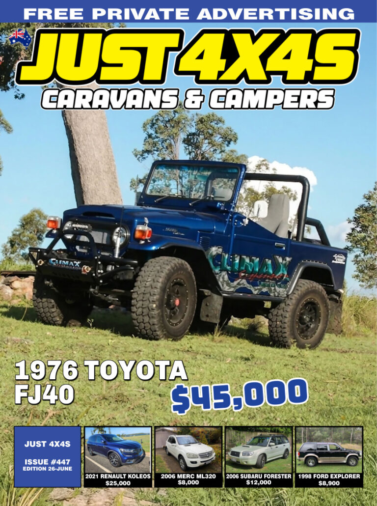 Just 4x4s Caravans n Campers Issue 447 2026 Just 4x4s Caravans n Campers Kitap Kapağı