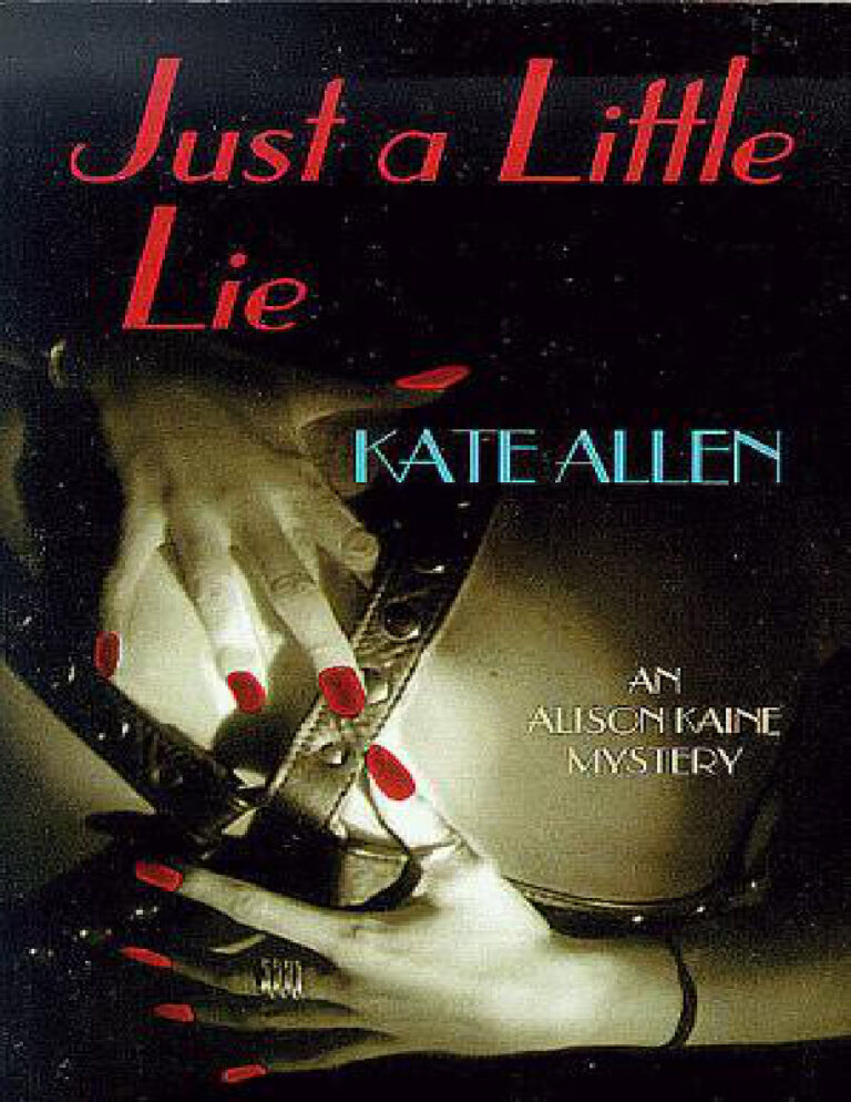 Just a Little Lie Allen Kate Kitap Kapağı