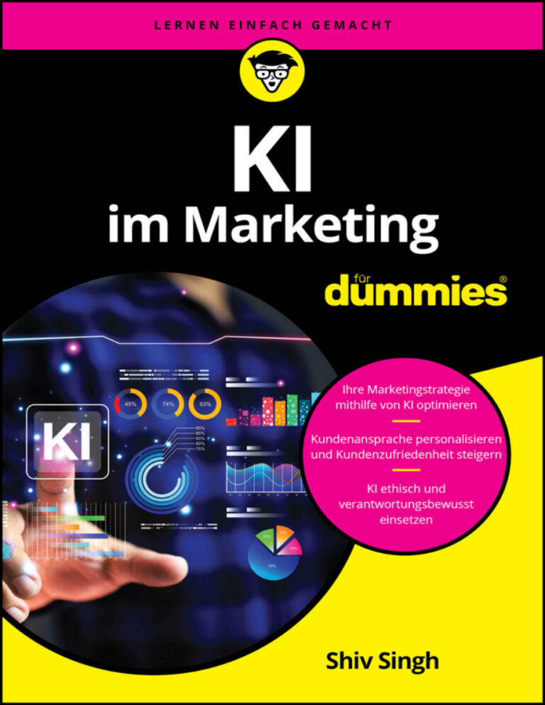KI im Marketing German Edition Shiv Singh Kitap Kapağı