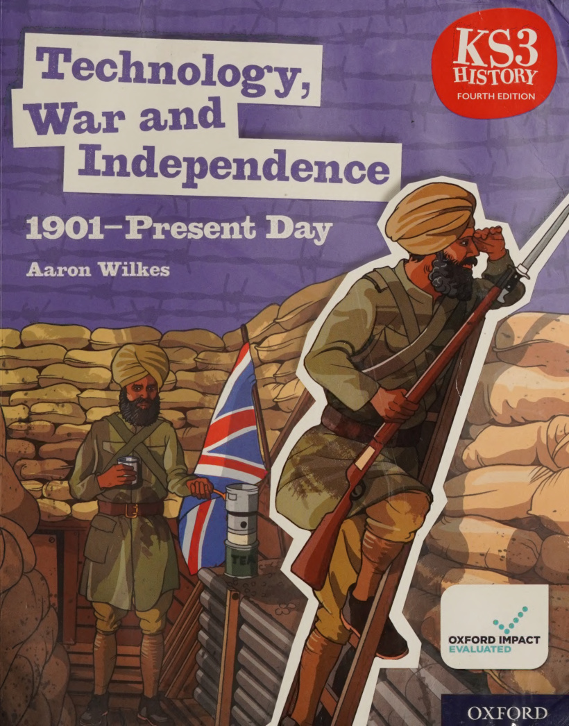 KS3 History Technology War and Independence 4th Edition Aaron Wilkes Kitap Kapağı