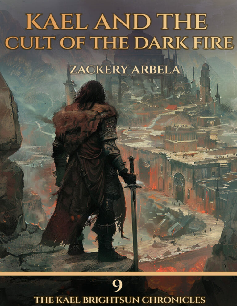 Kael and the Cult of the Dark Fire Zackery Arbela Kitap Kapağı