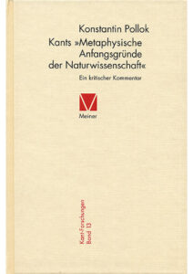 Kants Metaphysische Anfangsgrunde der Naturwissenschaf German Edition Konstantin Pollok Kitap Kapağı