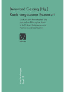 Kants vergessener Rezensen German Edition Bernward Gesang Kitap Kapağı