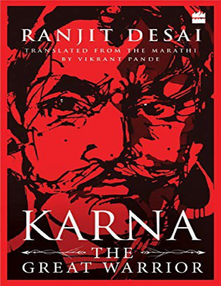 Karna The Great Warrior Ranjit Desai Kitap Kapağı