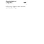 Kategoriell komplexe Wortformen German Edition Peter Gallmann Kitap Kapağı