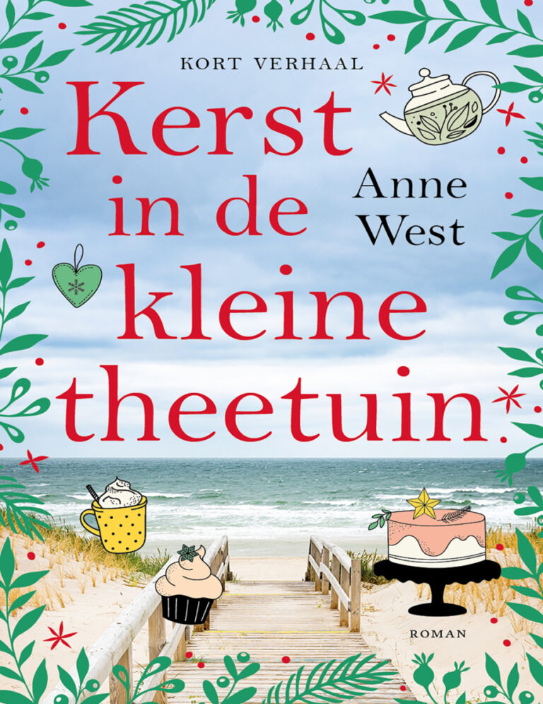 Kerst in de kleine theetuin Dutch Edition Anne West Kitap Kapağı