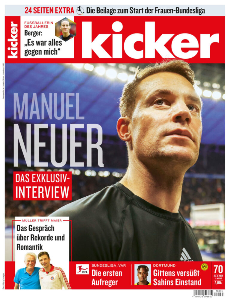 Kicker 26 August 2024 GER Kicker Kitap Kapağı