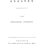 Knospen Leyer und Schwert German Edition Theodor Korner Kitap Kapağı