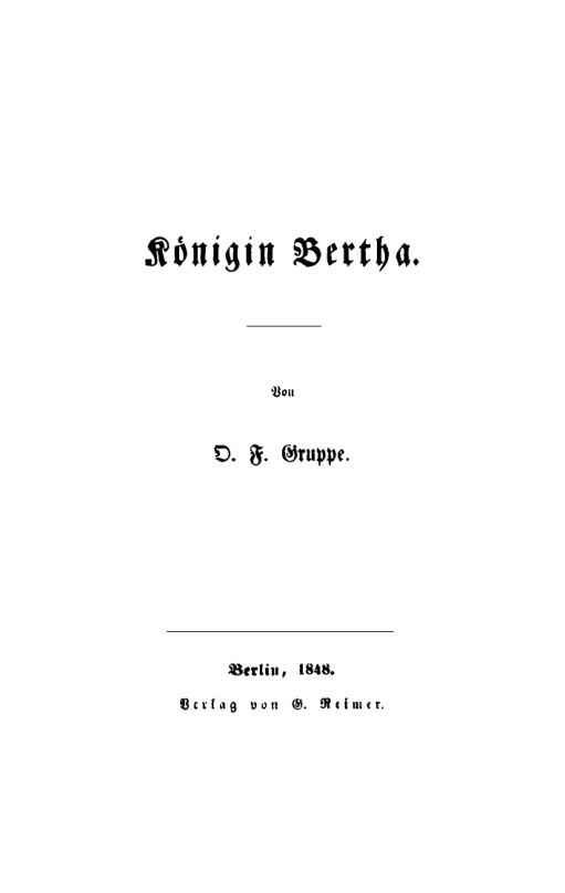 Konigin Bertha German Edition O F Gruppe Kitap Kapağı