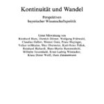 Kontinuitat und Wandel German Edition Thomas Goppel Kitap Kapağı