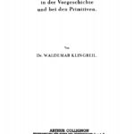 Kopf und Maskenzauber in der Vorgeschichte und bei den Primitiven German Edition Waldemar Klingbeil Kitap Kapağı
