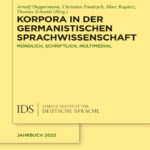 Korpora in der germanistischen Sprachwissenschaft German Edition Arnulf Deppermann Kitap Kapağı
