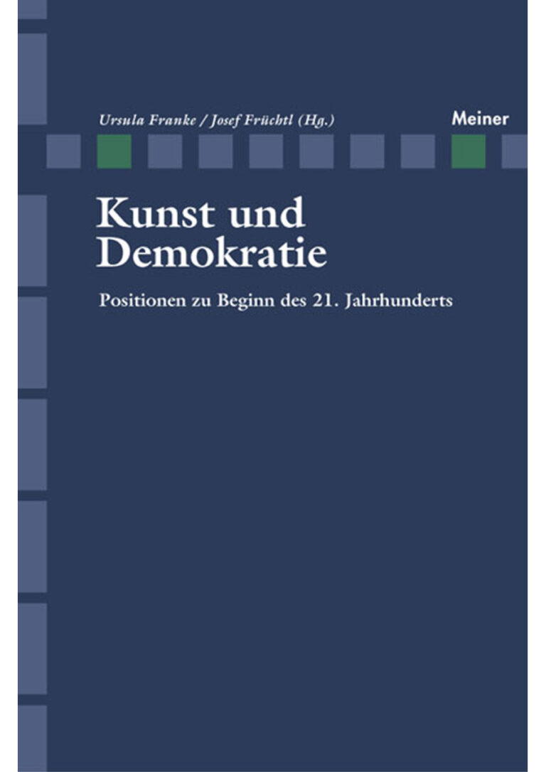 Kunst und Demokrati German Edition Ursula Franke Kitap Kapağı