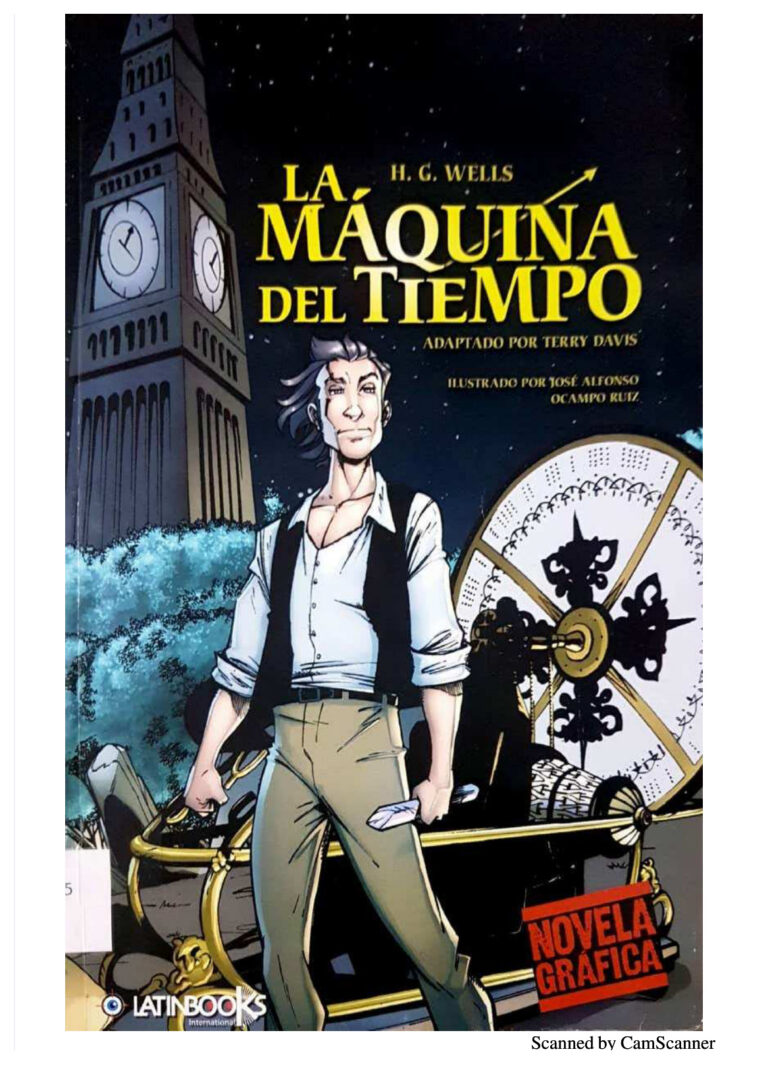 LA MAQUINA DEL TIEMPO NOVELA GRAFICA RICK RIORDAN Kitap Kapağı