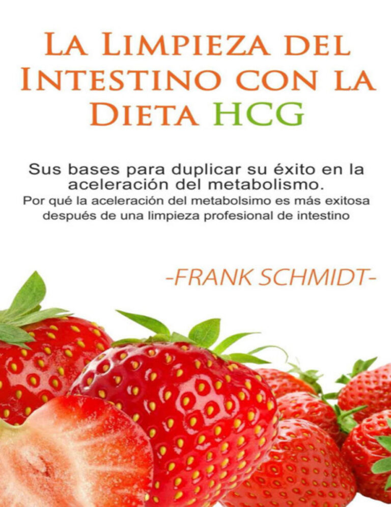 La Limpieza del Intestino con la Dieta HCG Frank Schmidt Kitap Kapağı