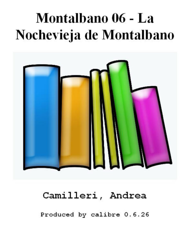 La Nochevieja de Montalb Andrea Camilleri Kitap Kapağı