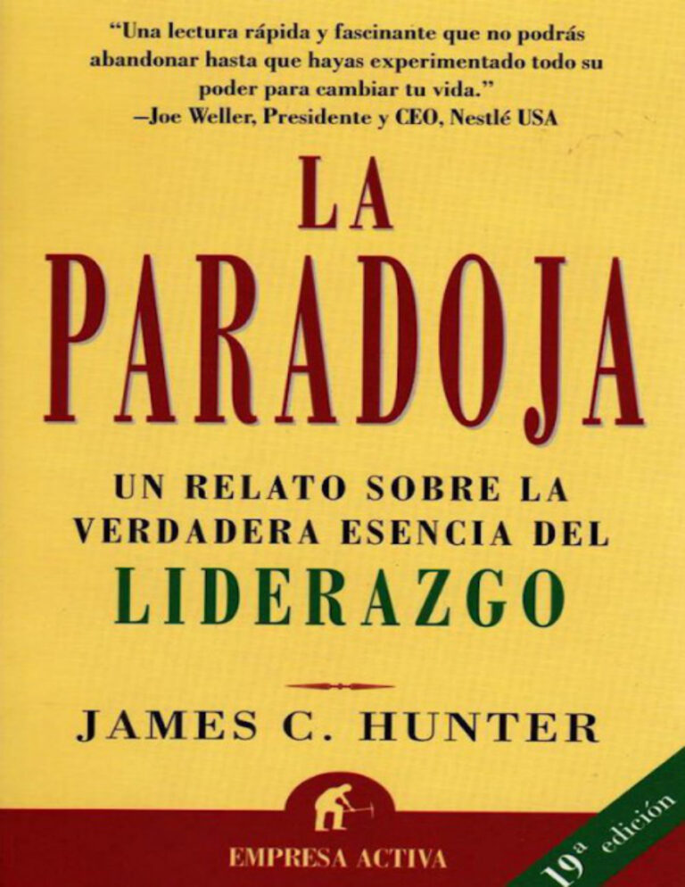 La Paradoja James C Hunter Kitap Kapağı