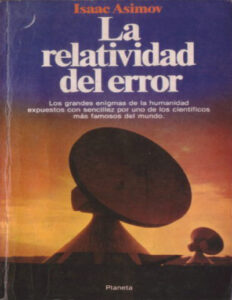 La Relatividad Del Error Spanish Asimov Isaac Kitap Kapağı